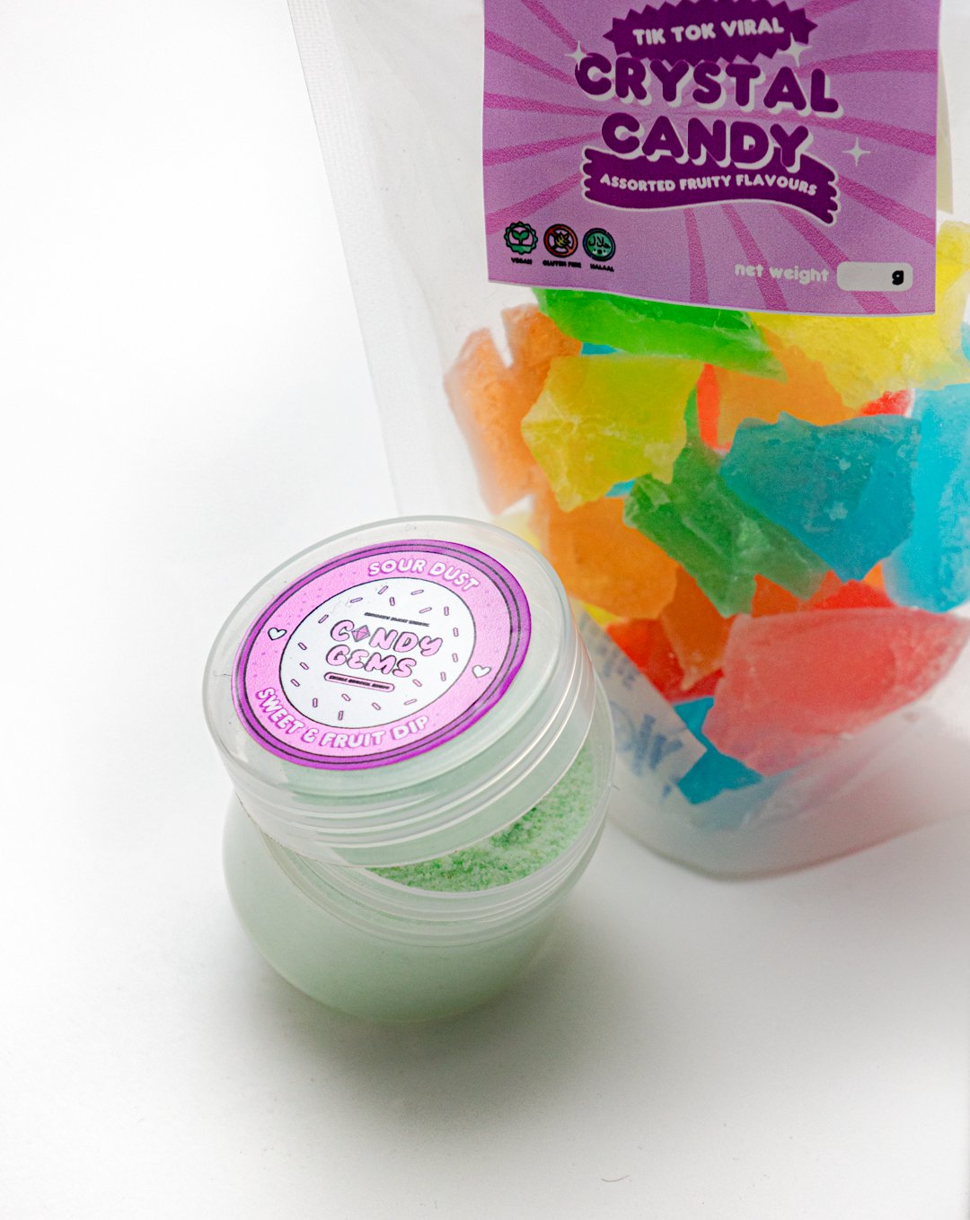 Candy Gems Sour Dipping Dust (Dust Only)